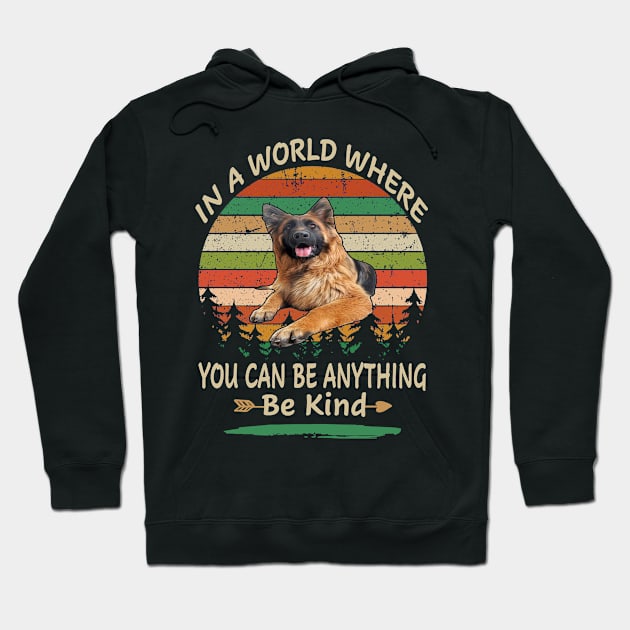 In A World Where You Can Be Anything Be Kind Vintage Hoodie by Ravens